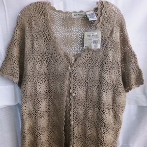 Women's top white stag extra large